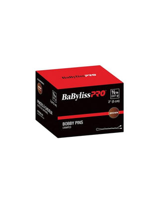 BaByliss PRO Bobby Pins 2 Crimped Brown