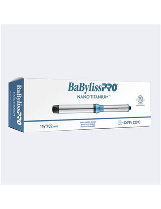 BaByliss PRO Nano-Titanium Oval Barrel Curling Wand 1-1/4