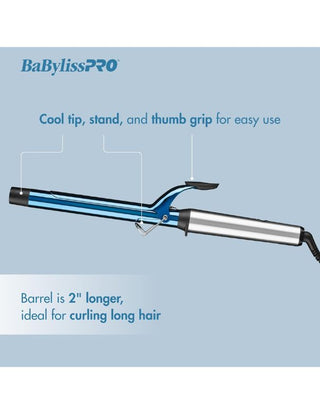 BaByliss PRO Nano Titanium Extended Barrel Curling Iron 1-inch