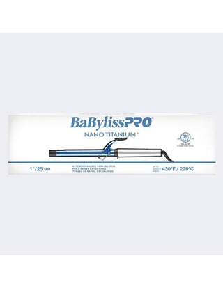 BaByliss PRO Nano Titanium Extended Barrel Curling Iron 1-inch