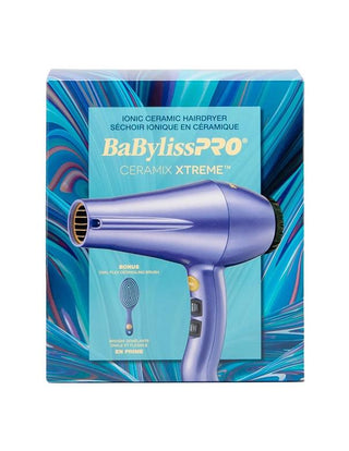 BaByliss PRO Ionic Ceramic Hairdryer & Brush Set Purple