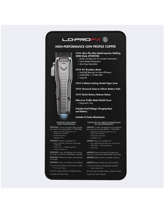 BaByliss PRO Fxone Lo-profx High Performance Low-profile Clipper Silver