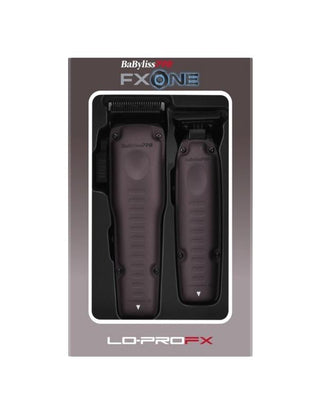 BaByliss PRO FXONE Lo-ProFX Purple Clipper & Trimmer Duo