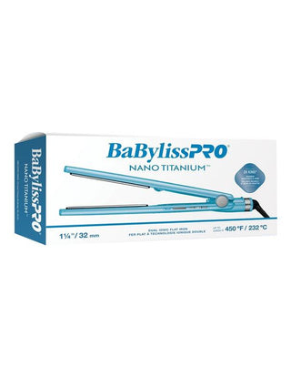 BaByliss PRO Nano Titanium Dual Ionic Flat Iron 1-1/4