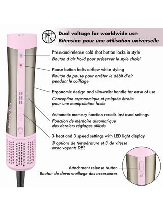 BaByliss PRO Nano Titanium STYLE/SWITCH Ionic Multi-Styler & Dryer