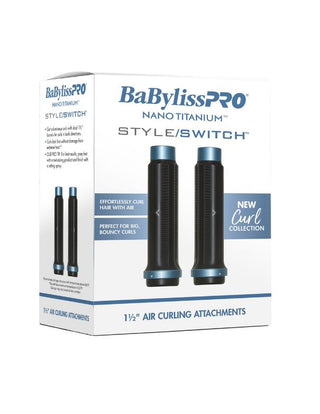 BaByliss PRO Nano Titanium STYLE/SWITCH 1-1/2 AIR CURLING ATTACHMENTS