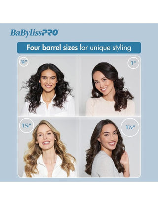 BaByliss PRO Clip-Clipless Curling Iron 1-inch
