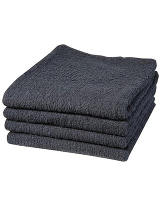 BaByliss PRO Black Cotton BleachProof Towels - 12 count