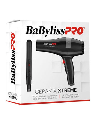 BaByliss PRO Ceramix Xtreme Hairdryer & Flat Iron Duo