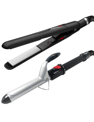BaByliss PRO Ceramix Xtreme Curling Iron and Flat Iron Duo