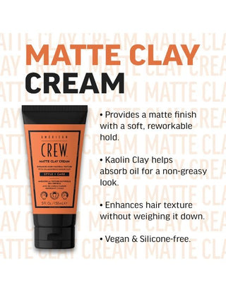 American Crew-American Crew MATTE CLAY CREAM - 150ml-