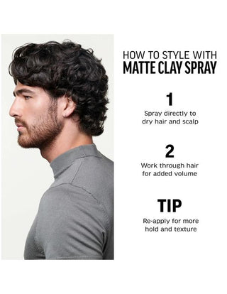 American Crew-American Crew Matte Clay Spray - 150ml-