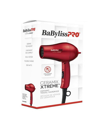 BaByliss PRO-BaByliss PRO Ceramic Folding Travel Hairdryer-
