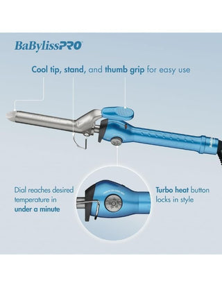 BaByliss PRO-BaByliss PRO Clip-Clipless Curling Iron 1-inch-