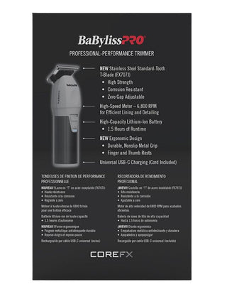 BaByliss PRO-BaByliss PRO COREFX Professional-performance trimmer-