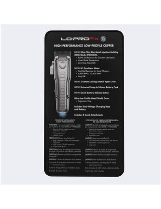BaByliss PRO-BaByliss PRO Fxone Lo-profx High Performance Low-profile Clipper Silver-