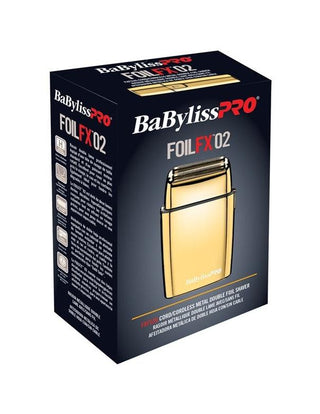 BaByliss PRO-BaByliss PRO Gold Cord-Cordless Metal Double Foil Shaver - FXFS2-