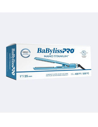 BaByliss PRO-BaByliss PRO Nano Titanium COMPACT ULTRA-SLIM FLAT IRON 1-inch-