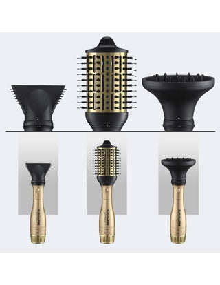 BaByliss PRO-BaByliss PRO Nano-Titanium Detachable 3-in-1 Hot Air Brush & Dryer-