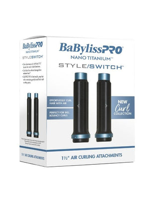 BaByliss PRO-BaByliss PRO Nano Titanium STYLE/SWITCH 1-1/2 AIR CURLING ATTACHMENTS-