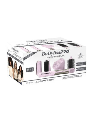 BaByliss PRO-BaByliss PRO Nano Titanium STYLE/SWITCH Ionic Multi-Styler & Dryer-