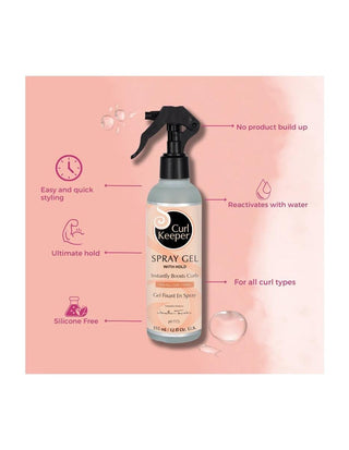 Curl Keeper-Curl Keeper Spray Gel - 355ml-
