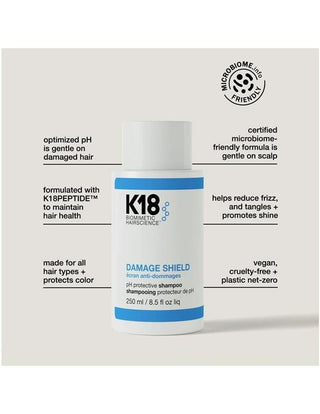 K18-K18 Damage Shield PH Protective Shampoo - 250ml-