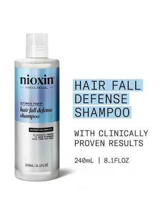 Nioxin-Nioxin Hair Fall Defense Shampoo - 240ml-