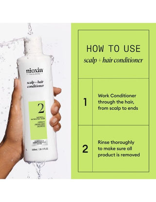 Nioxin-Nioxin System 2 Scalp Therapy Conditioner - 1L-