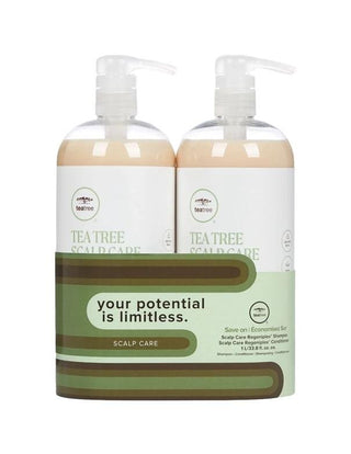Paul Mitchell-Paul Mitchell Tea Tree Scalp Care Regeniplex Liter Duo-