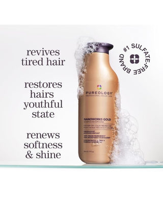 Pureology-Pureology Nanoworks Gold Shampoo - 1L-