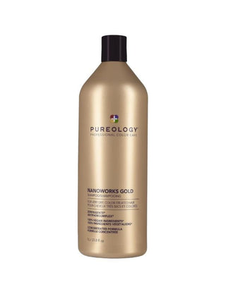 Pureology - Pureology Nanoworks Gold Shampoo - 1L - 