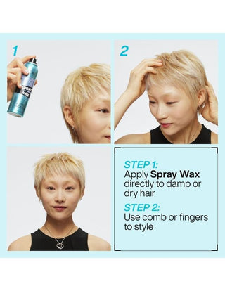 Redken-Redken Spray Wax Invisible Texture Hairspray - 156g Tousled Finish-
