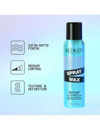 Redken-Redken Spray Wax Invisible Texture Hairspray - 156g Tousled Finish-