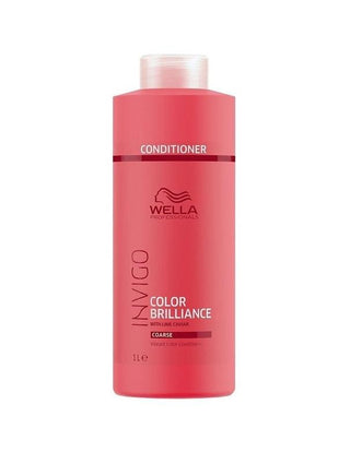 Wella - Wella Invigo Color Brilliance Conditioner Coarse Hair - 1L - 