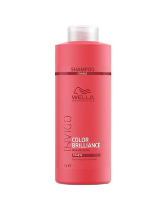 Wella - Wella Invigo Color Brilliance Shampoo Coarse Hair - 1L - 