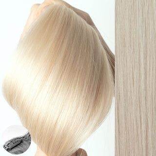 AQUA HAIR EXTENSIONS-#62 Icy Blonde - Straight Clip-in-20"